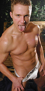 Adam Stripping and Jacking Off
