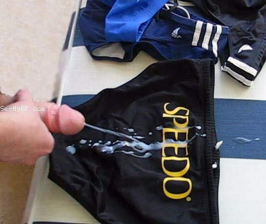 Jerking Off in my Speedo Collection